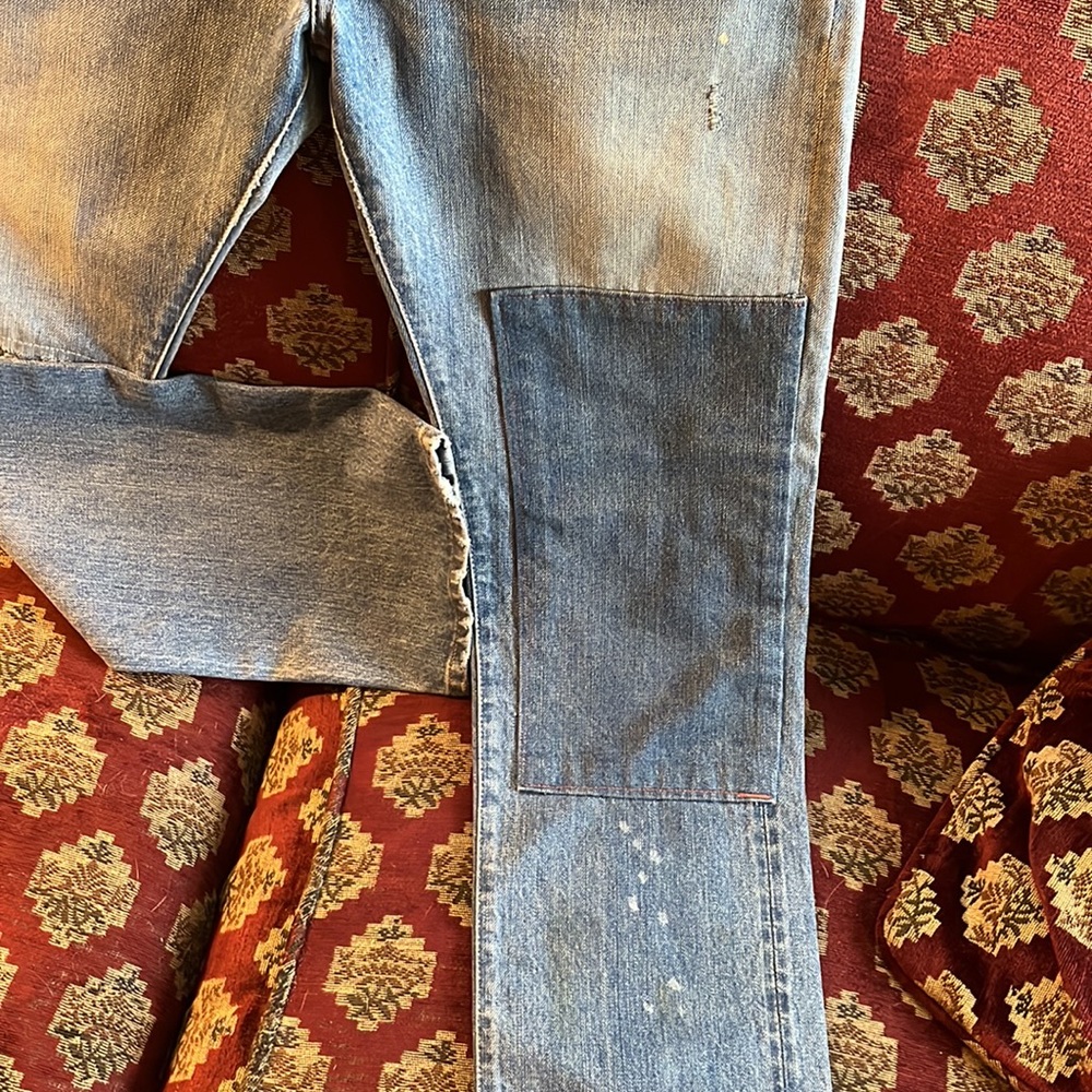 Patchwork/Distressed Levi’s - image 2